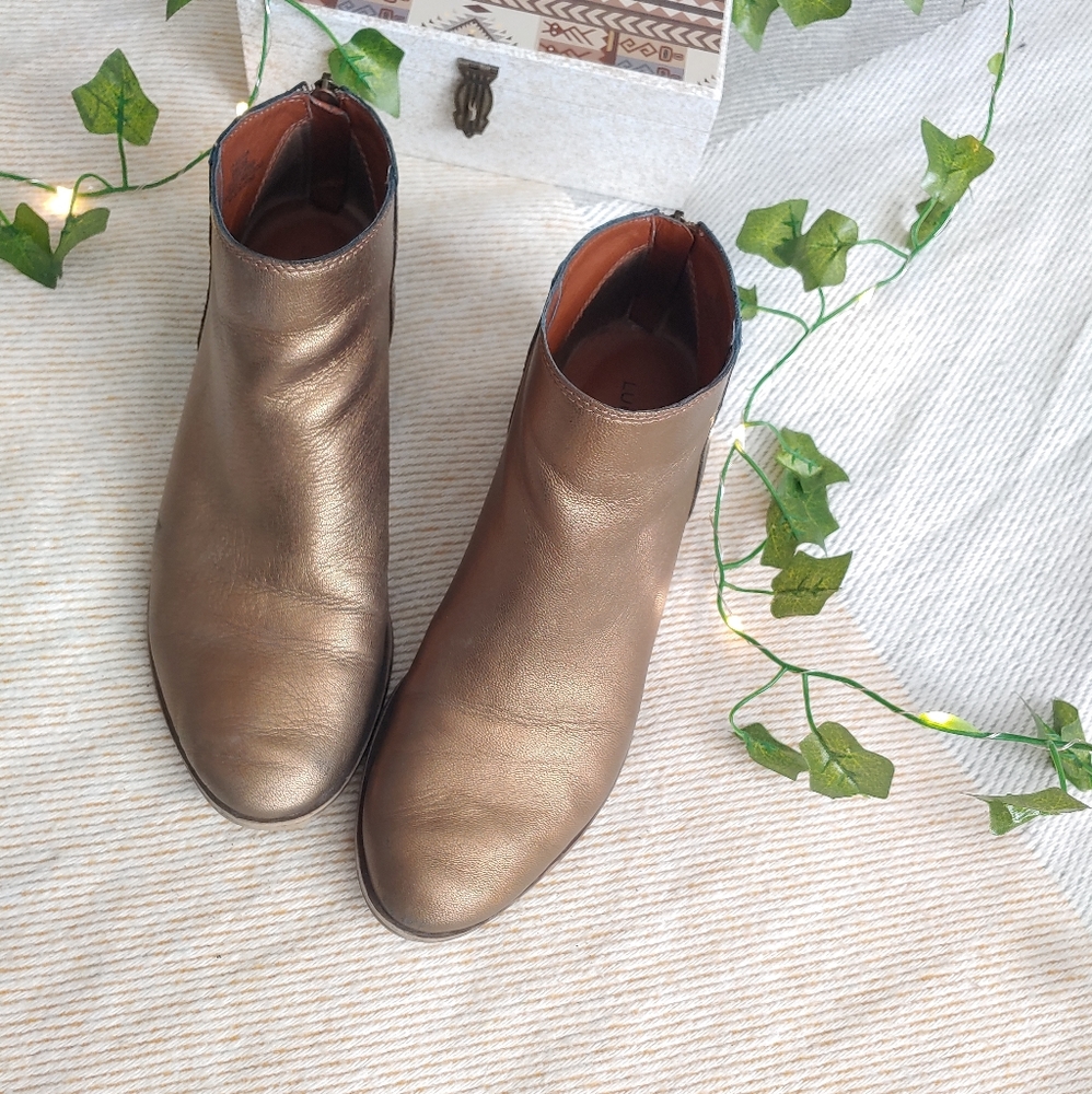 Gold Ankle Boots (Free with purchase!)